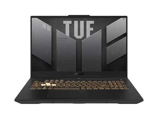 ASUS TUF Gaming F17 FX707ZM-KH083W Intel® Core™ i7 i7-12700H Laptop 43,9 cm (17.3") Full HD 16 GB DDR5-SDRAM 1 TB SSD NVIDIA GeForce RTX 3060 Wi-Fi 6 (802.11ax) Windows 11 Home Grijs