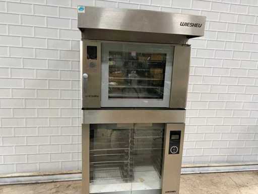 2019 - Wiesheu - Euromat 64S - RVS Oven met GS-64-L Rijskast en RVS Afzuigkap