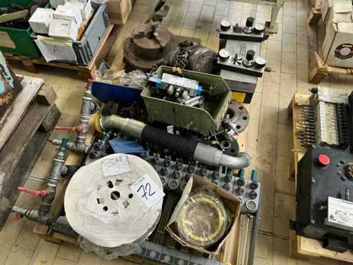 Stock d’accessoires, de pièces détachées et de stocks d’entrepôt