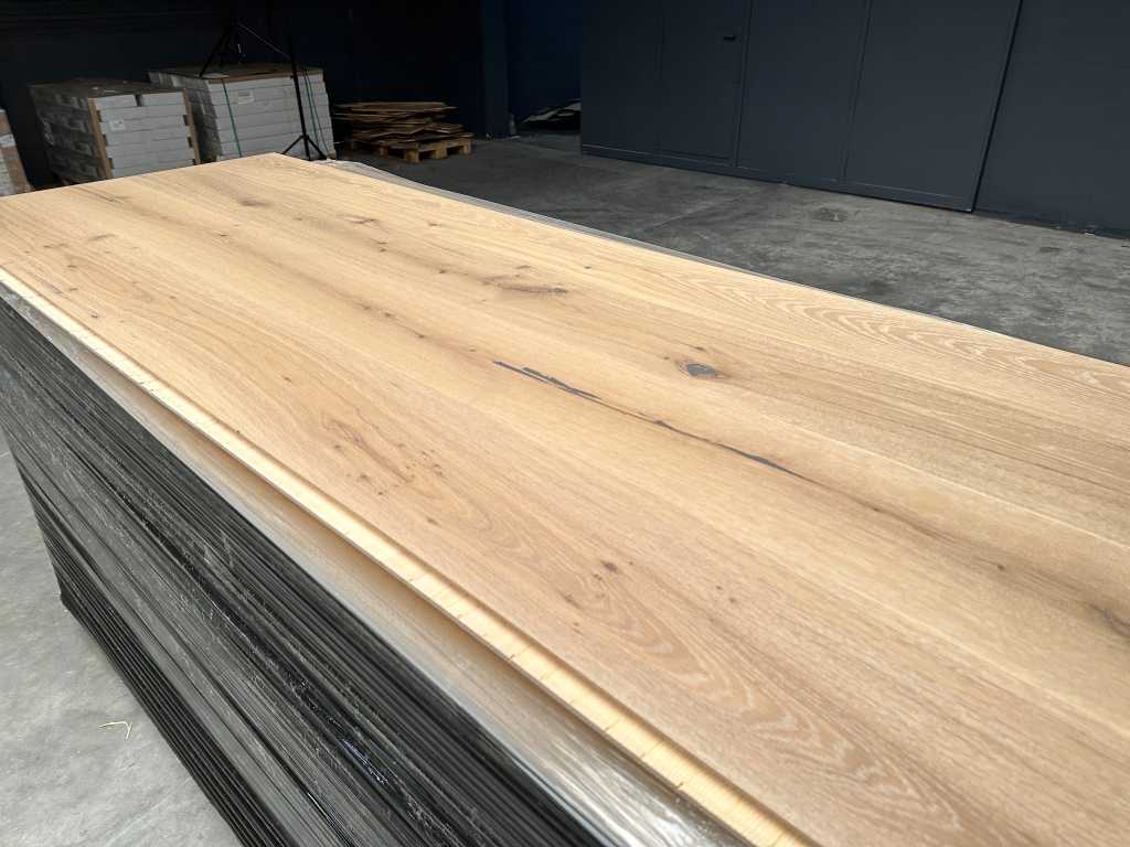 39.6 m2 Multiplank oak parquet XL - 2200 x 200 x 15.5 mm