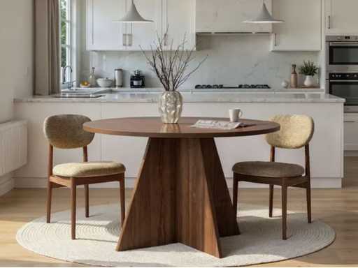 Table à manger- couleur noyer