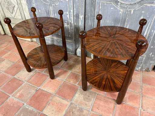 Nachttisch im Art-déco-Stil (2x)