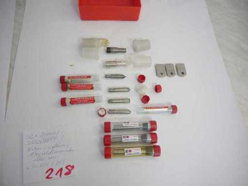 Goupilles de meulage diamantées + diamants de dressage (12x)