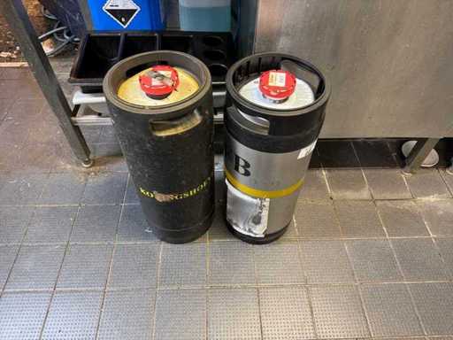 La trappe trappist Bier fusten (2x)