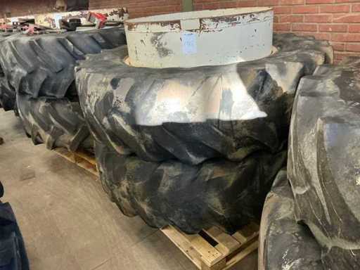 Dubbelluchtset 18.4R38 spindelsysteem