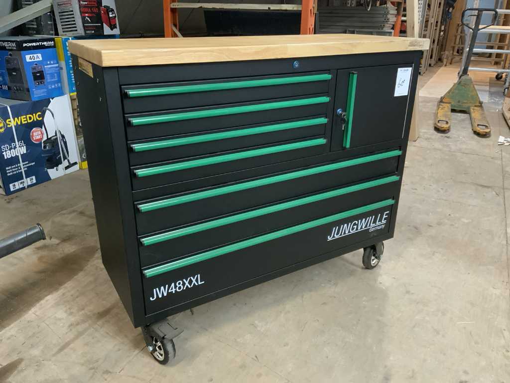 Jungwille JW48XXL Tool trolley filled