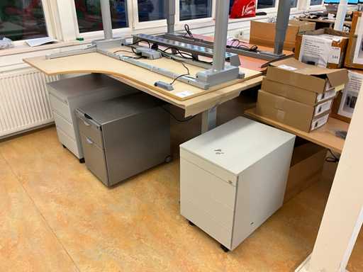 Elektrisch zit-sta bureau (7x)
