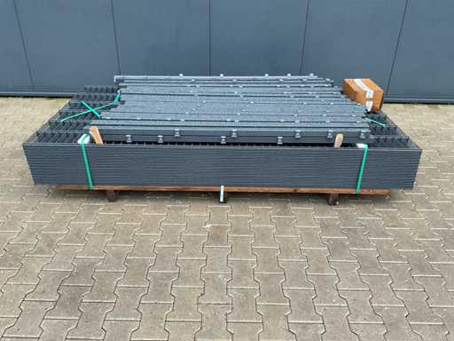 ZaunScout - 1,23x2,5 m - Clôture double barre