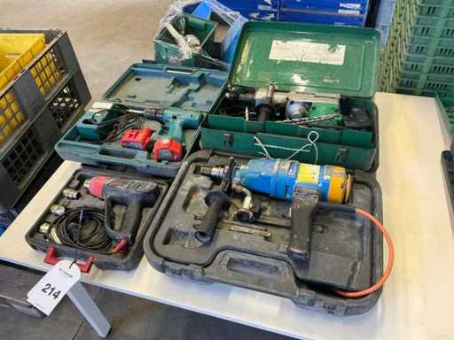 Utensili elettrici e pneumatici (4x)