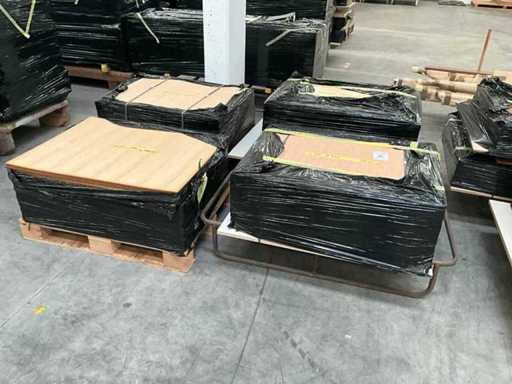 Matériau en tôle de bois