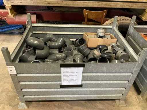 Batch of PVC fittings