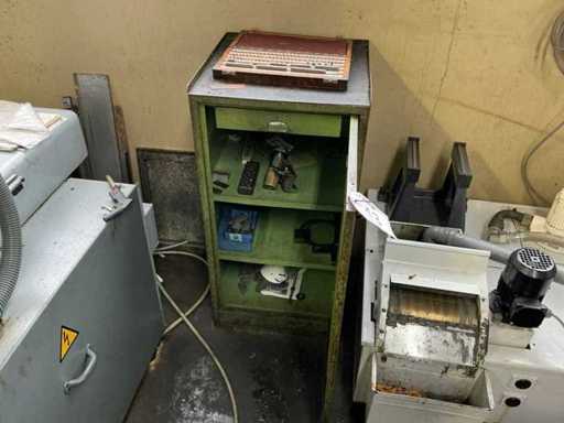 Workshop cabinet including contents