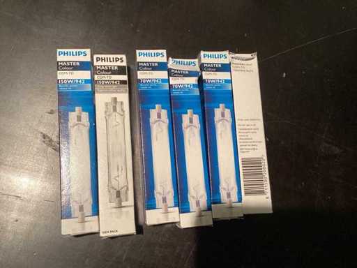 12 Stück Leuchtmittel Philips Master Colour CDM–TD 70 W/942 und 150/942 gemischt