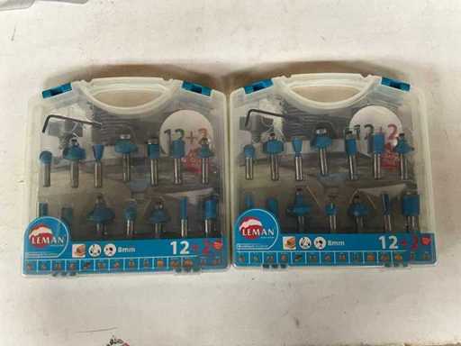 Leman Set 12 + 2 frezarów (2x)