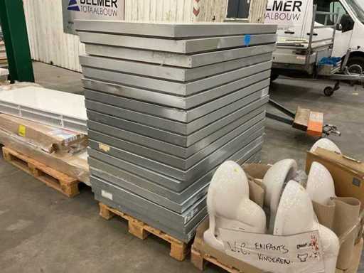 SUR 1300x850cm Piastra termica isolante della caldaia (18x)