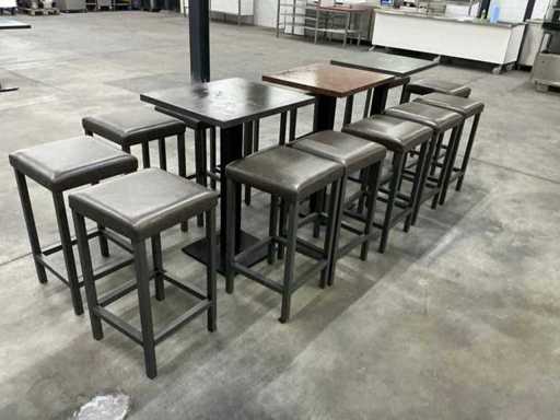 Restaurant cu locuri înalte de șezut