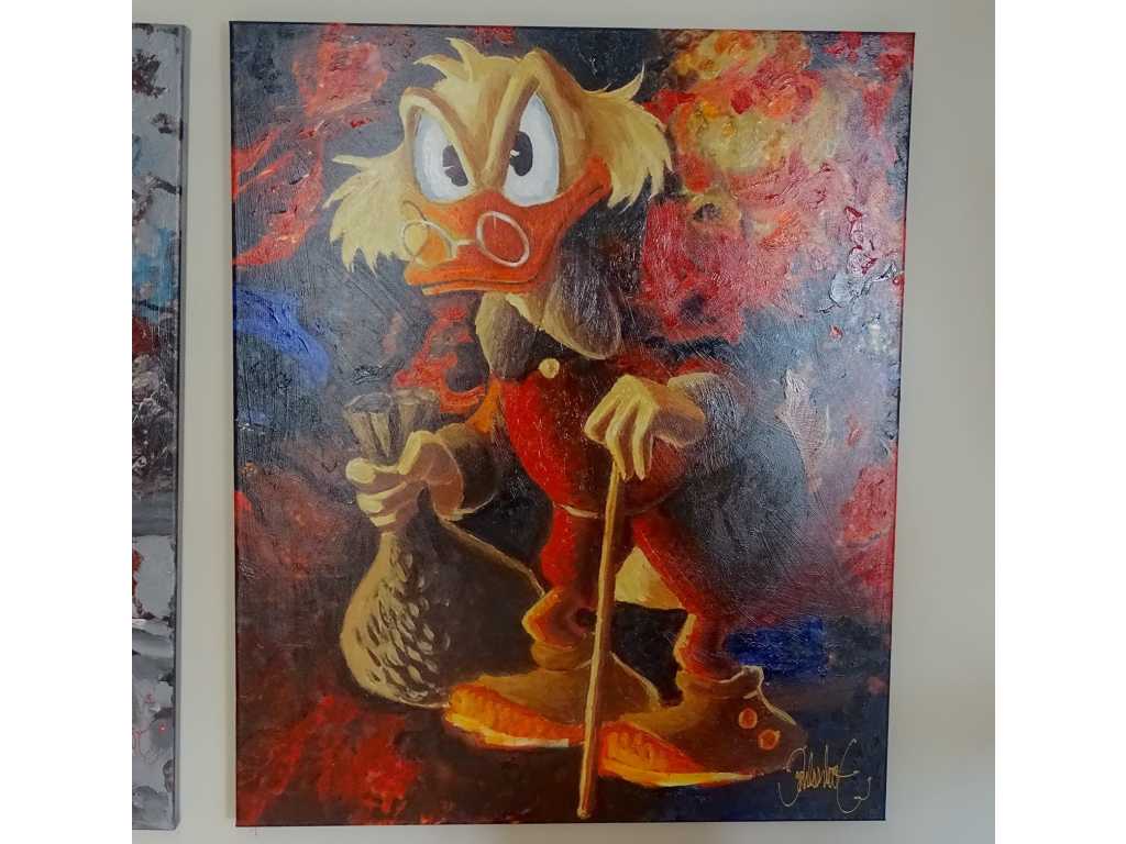 painting Scrooge - Peter Donkersloot (with certificate) 2