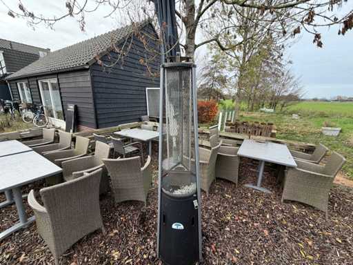 Out Trade - Camino a gas per patio