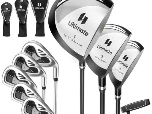 Heren 9-delige golfclub complete set, grijs