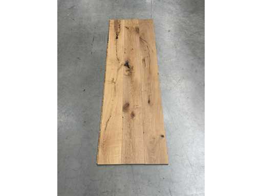 34,50 m2 eiken meerlagen parketvloer