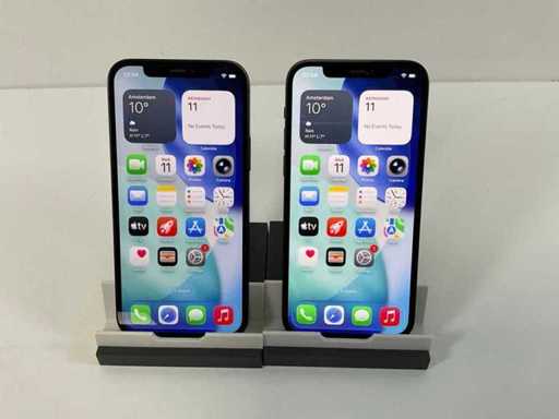 Apple iPhone 12 - 64 GB - Black (2x)