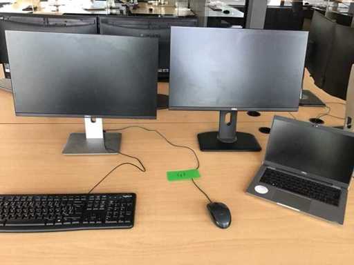 Dell latitude i7 incl monitors and accessories 