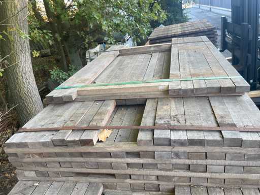 Guyana Ipé Lamellen fein gesägt 1250-1850x50x27mm (222x)