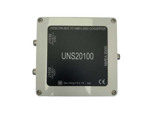 San Giorgio Doppelmotor-Datenkonverter J1939 zu NMEA 2000 - UNS20100