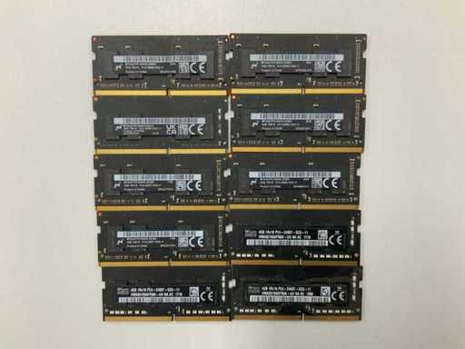 10x 4GB 2666MHz RAM SO-DIMM Stick