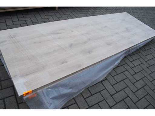 1x blat de masă din stejar masiv 3m