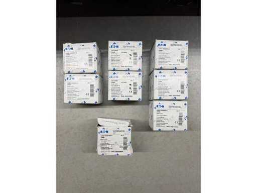 Eaton - mRB6-16/3N/B/01-A 120654, FAZ-C50/3N 278980, PLS6-B40/3N-NW 242996, mRB6-16/3N/B/03-A 120656, mRB6-10/3N/C/003-A 120658 - Interruttore elettrico a corrente residua, interruttore (8x)