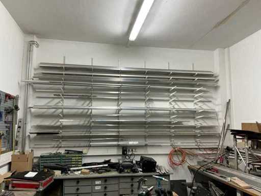 Lagerregal inklusive Aluprofile