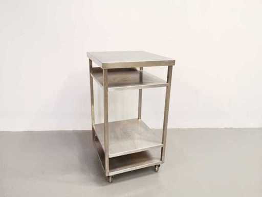 PROFFIL - Acciaio - Tavolo da lavoro in acciaio inossidabile