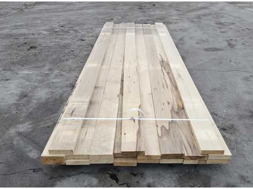 19x dąb afrykański 30 x 130 mm, długość 335 cm 