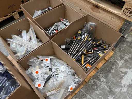 Batches of tools and PPE supplies