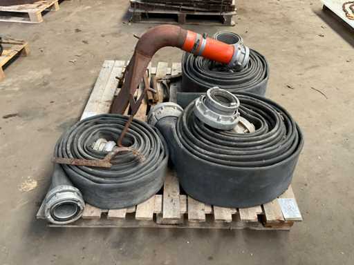 Durites de transport de fumier de 4 » + 6 » (3x)