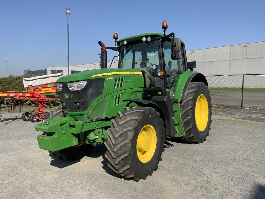 2019 John Deere 6135M Four Wheel Drive Farm Tractor
