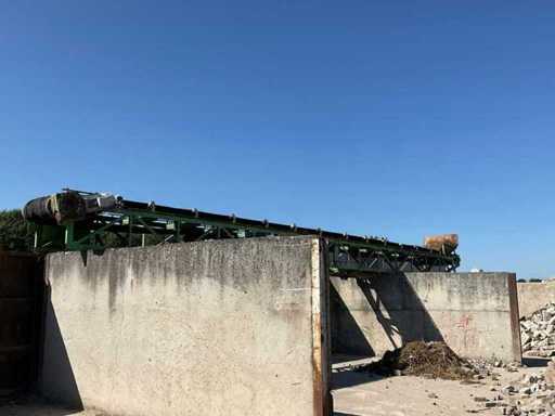Mobile conveyor belt