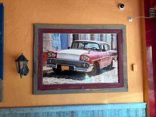 Frame Print (Cuba) 125x175cm