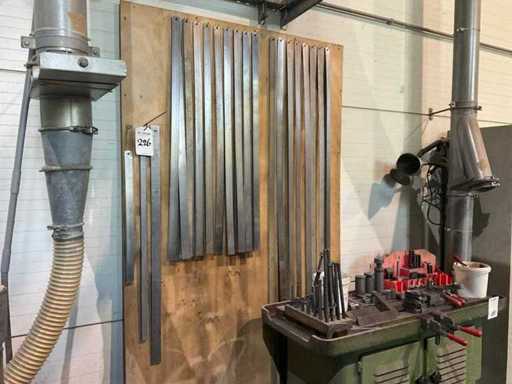 Batch of rulers, steel