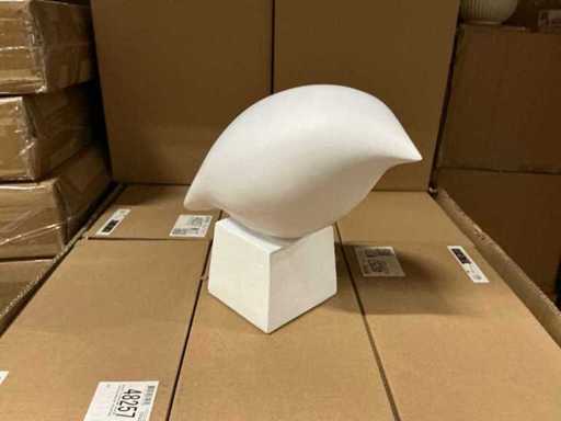 Lot Coco Maison Birdy Figurine H20 cm weiß (81x)