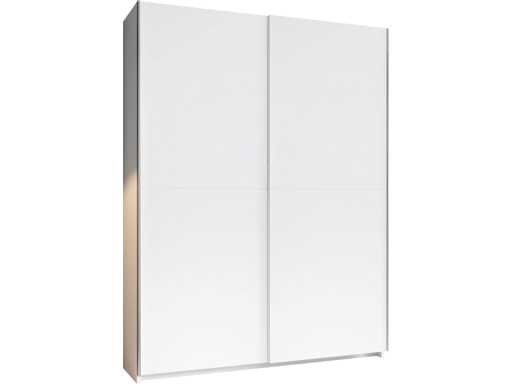 Armoire 2 portes coulissantes - blanche