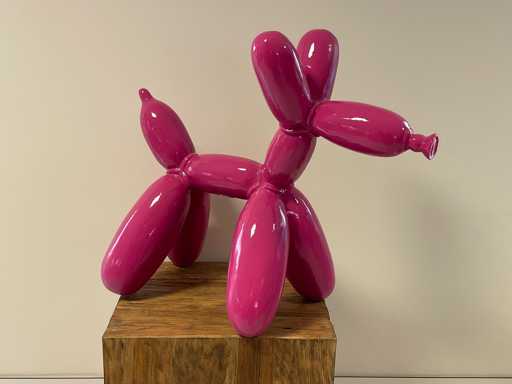 Ballonhond / Balloondog Fuchsia H50cm
