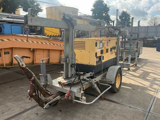 Atlas Copco QAS14 Torre faro mobile con generatore
