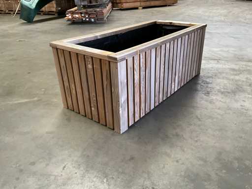 Garlux-Fichtenblumenkasten imprägniert – 107x47x40 cm (2x)