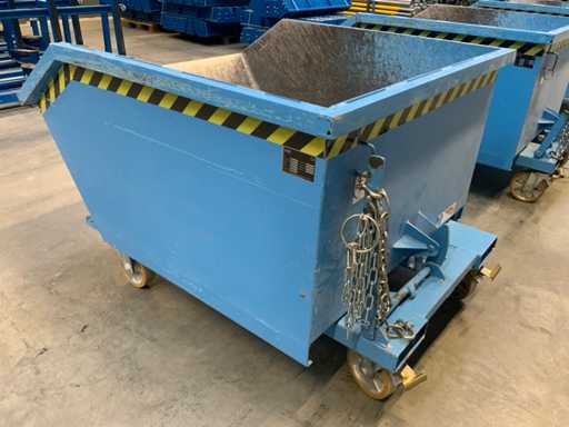 Bidone della spazzatura mobile Bauer GU S