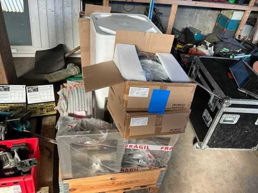 Partij installatie materialen