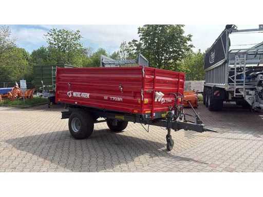 2023 METAL-FACH - T703A - 3-Seiten Kippanhänger 