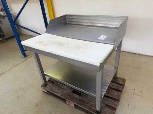 1000 mm Breit - Zerlegetisch Edelstahl-Schneidetisch