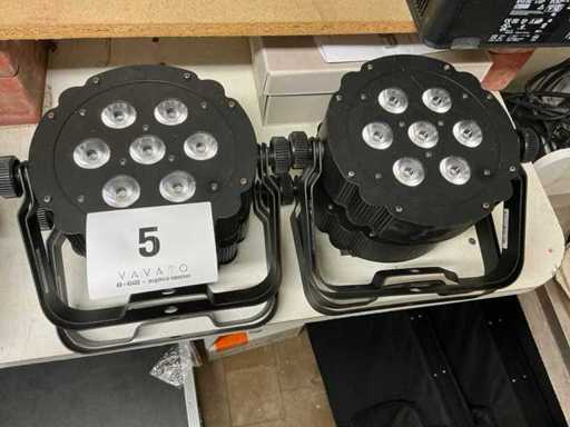 SHOWTEC COMPACT PAR 7-3 Led spot (4x)